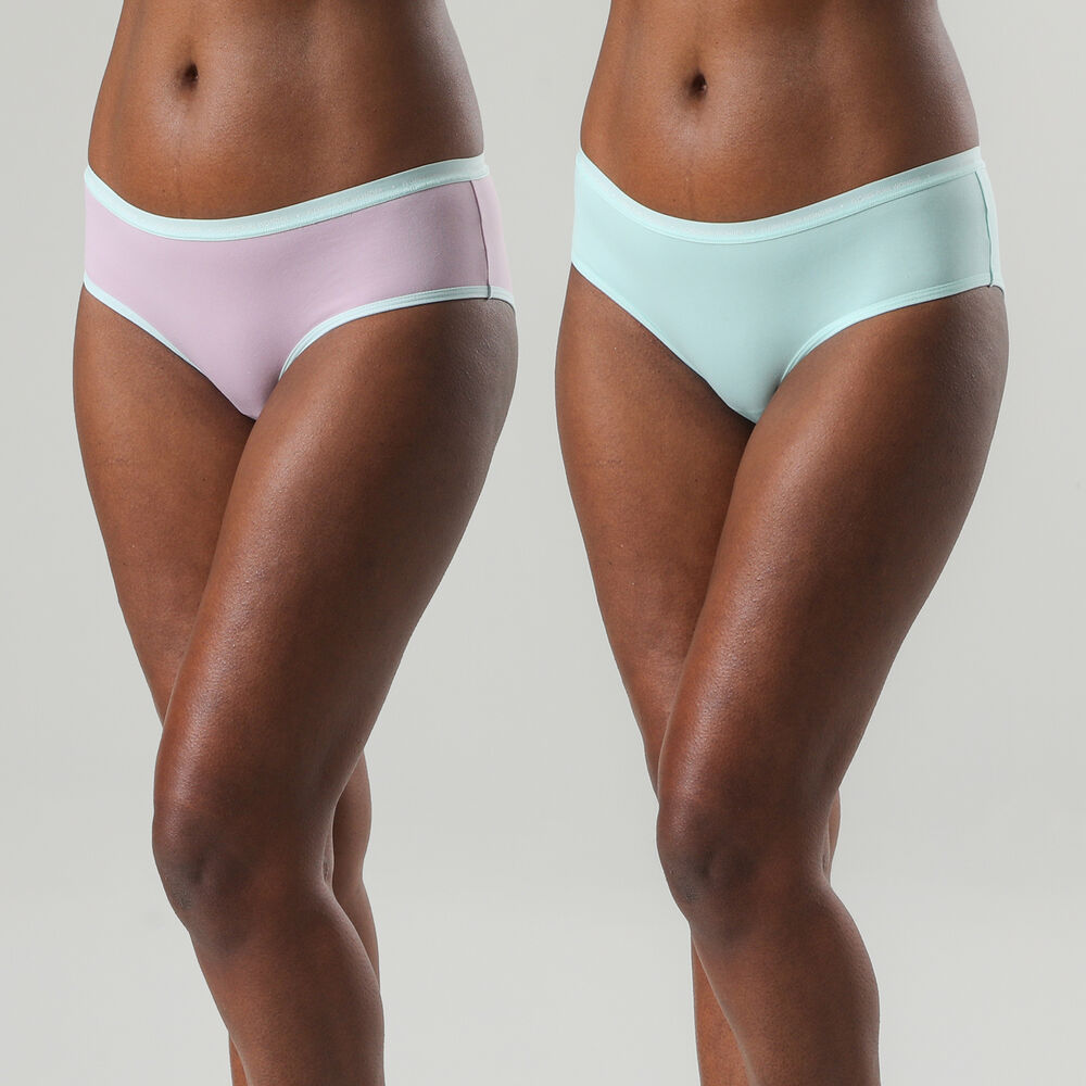 Pack X2 Pantaleta Algodon Logo 25287-232 image number 0.0