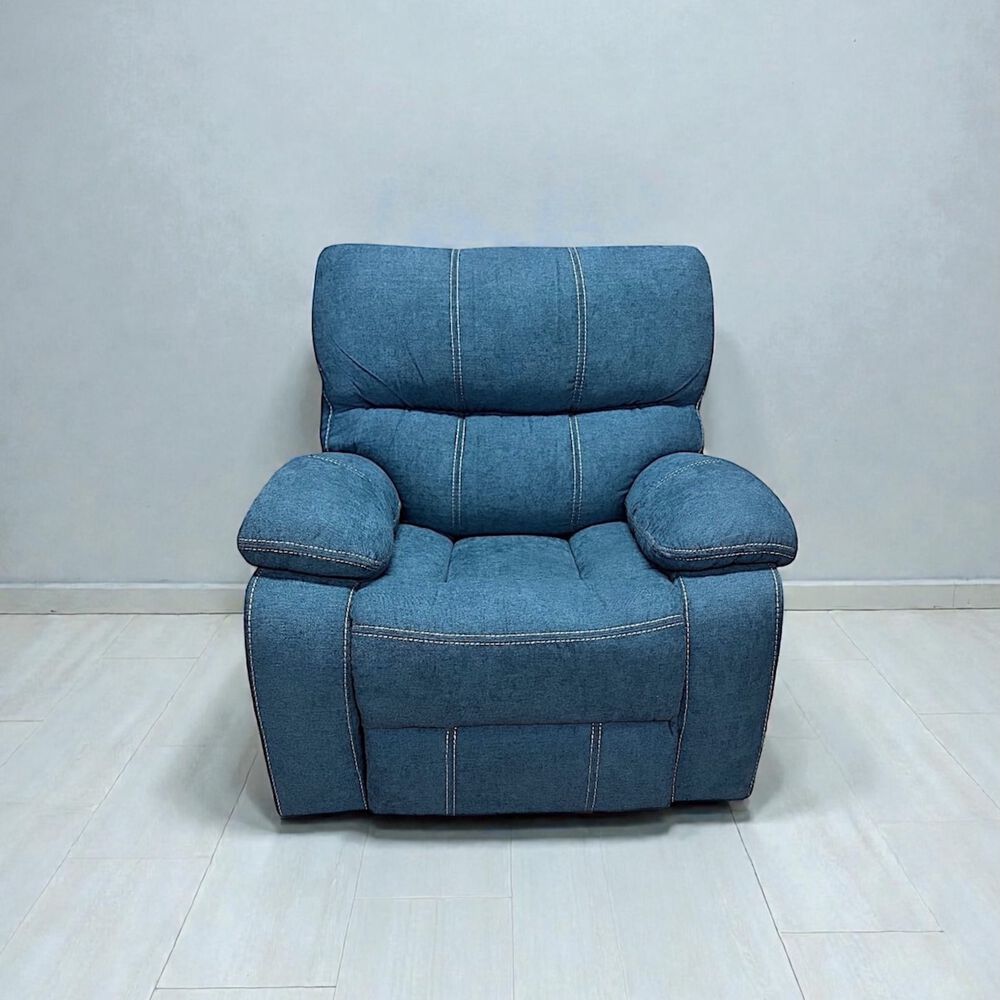 Berger Reclinable Electrico Relaxline Azul/usb image number 0.0