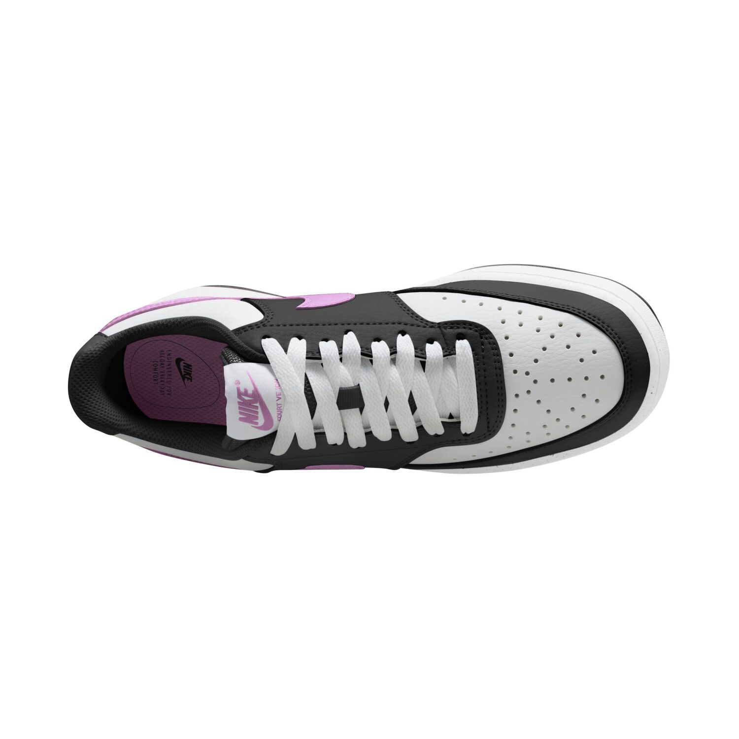 Zapatilla Urbana Mujer Nike Court Vision Low Next Nature Negro image number 4.0