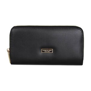 Billetera Mujer Goldy Negra Kenneth Cole