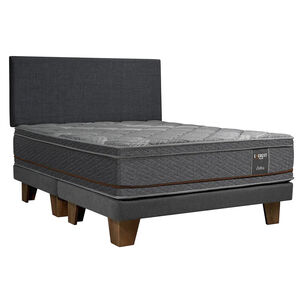 Cama Europea Celta Everest Cobre / 2 Plazas / 200 Cm /  Base Dividida + Respaldo