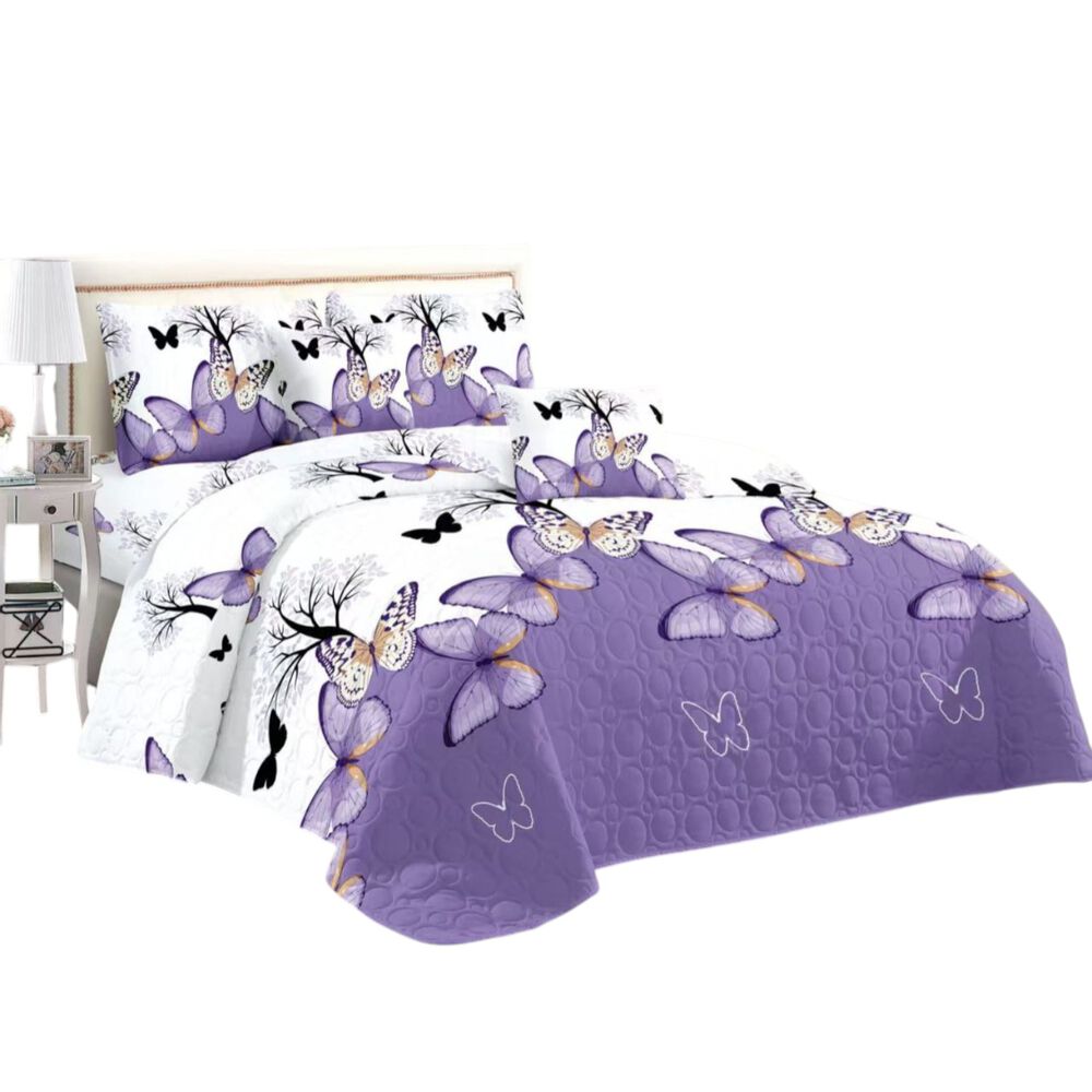 Cubrecama De Verano 1.5 Plazas Quilt + 1 Funda De Almohada Cobertor Delgado Cmv-44 image number 0.0