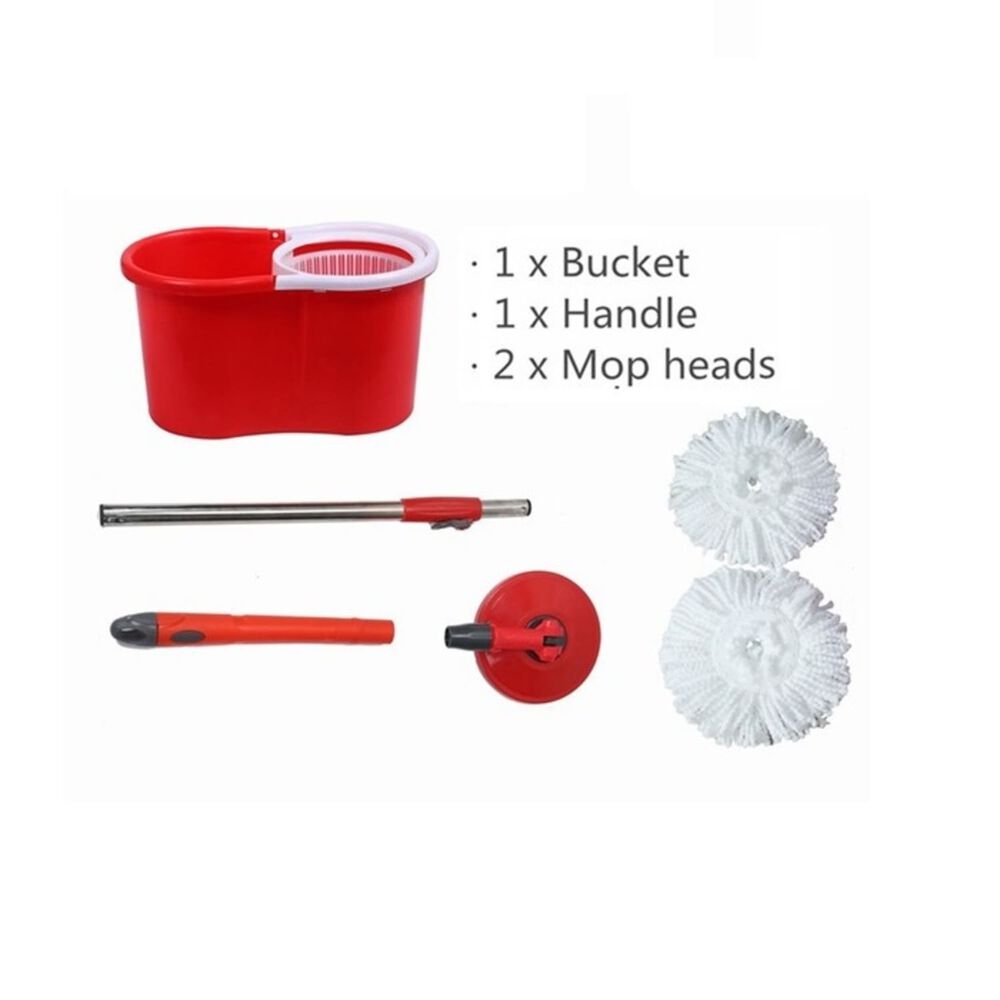 Mopa Centrifuga Con Balde Rojo image number 4.0