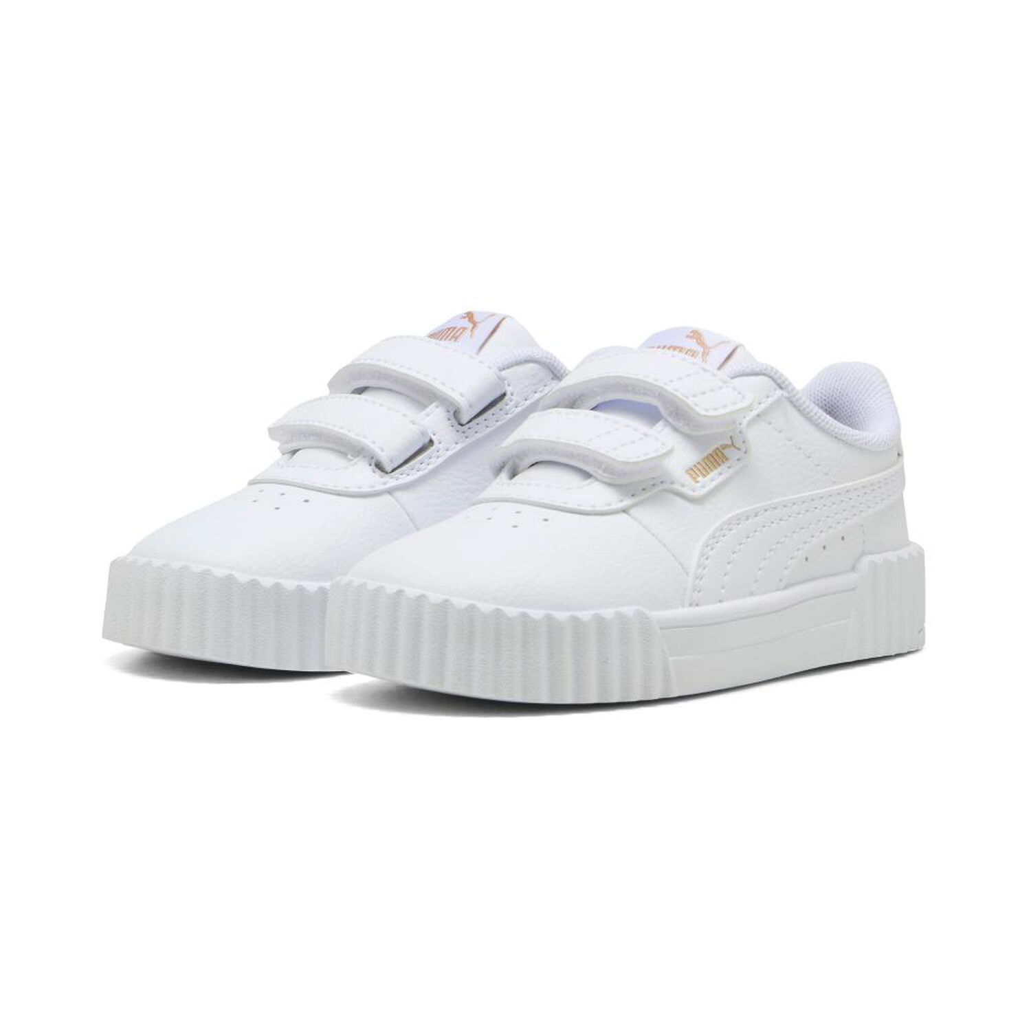 Zapatilla Infantil Ni&ntilde;a Puma Carina 3.0 V Inf Blanco image number 0.0
