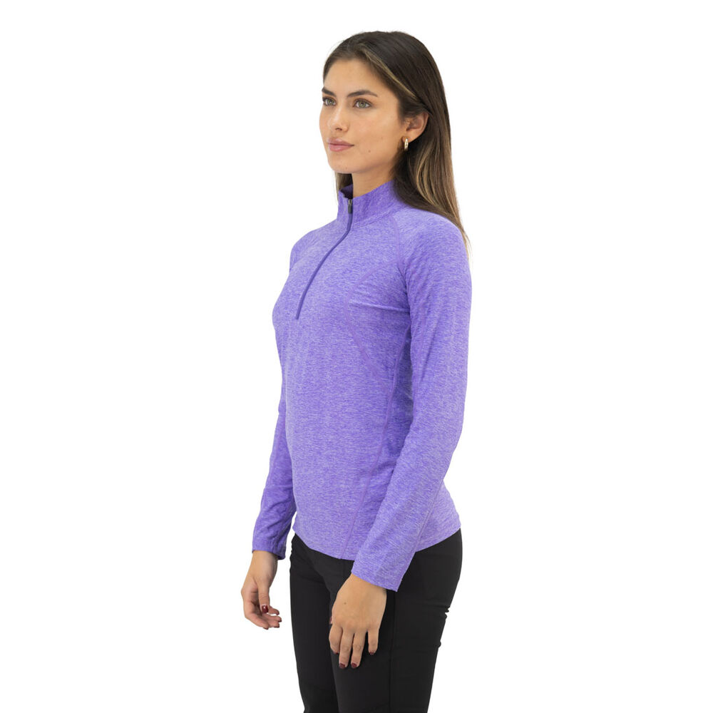 Polera Dry Fit Hw Manga Larga Mujer Lila image number 2.0