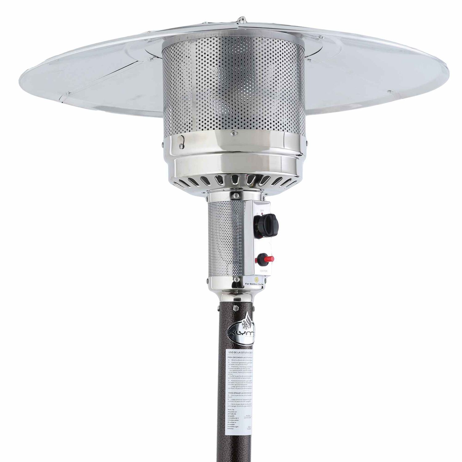 Estufa A Gas Exterior Terraza Setax Rattan image number 8.0