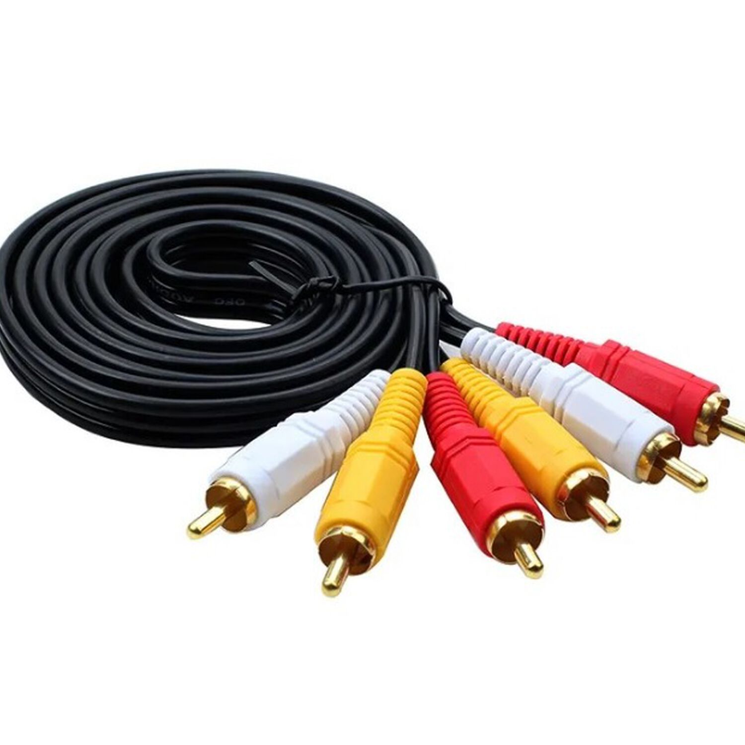 Cable Audio Rca A Rca 3 X 3 Salida Rca Macho Plug image number 0.0