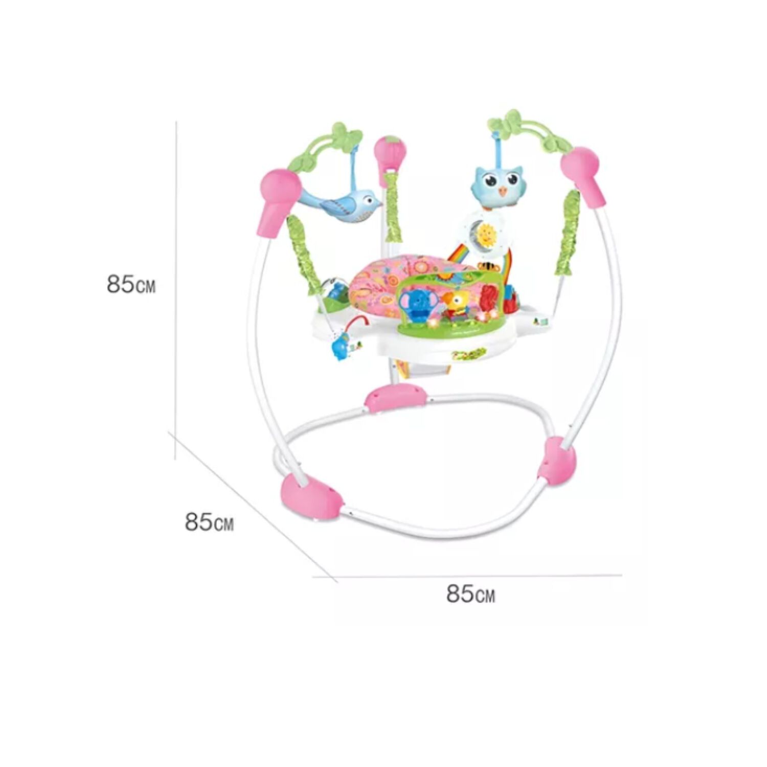 Silla Saltarina Did&aacute;ctica Musical De Beb&eacute; Gira360&deg; Ni&ntilde;o Ni&ntilde;a image number 4.0