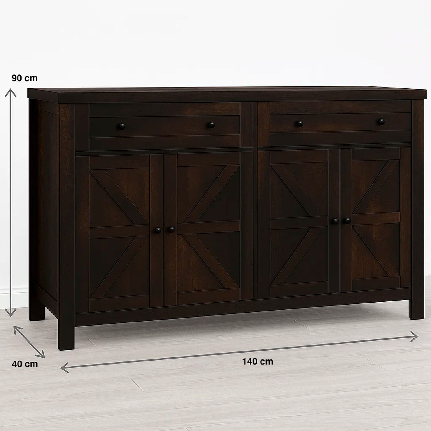 Buffet De Cocina Renk Vintage image number 3.0
