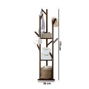 Perchero Triangular Colgador Bamboo Minimalista 170x36cm