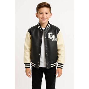 Chaqueta Boomber Varsity Para Ni&ntilde;os