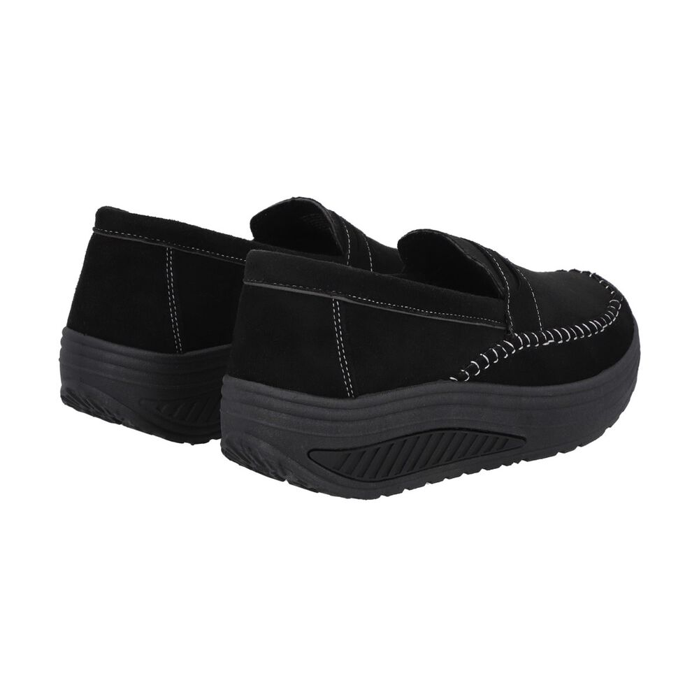 Mocas&iacute;n Mujer Negro/gris Sole Police image number 4.0