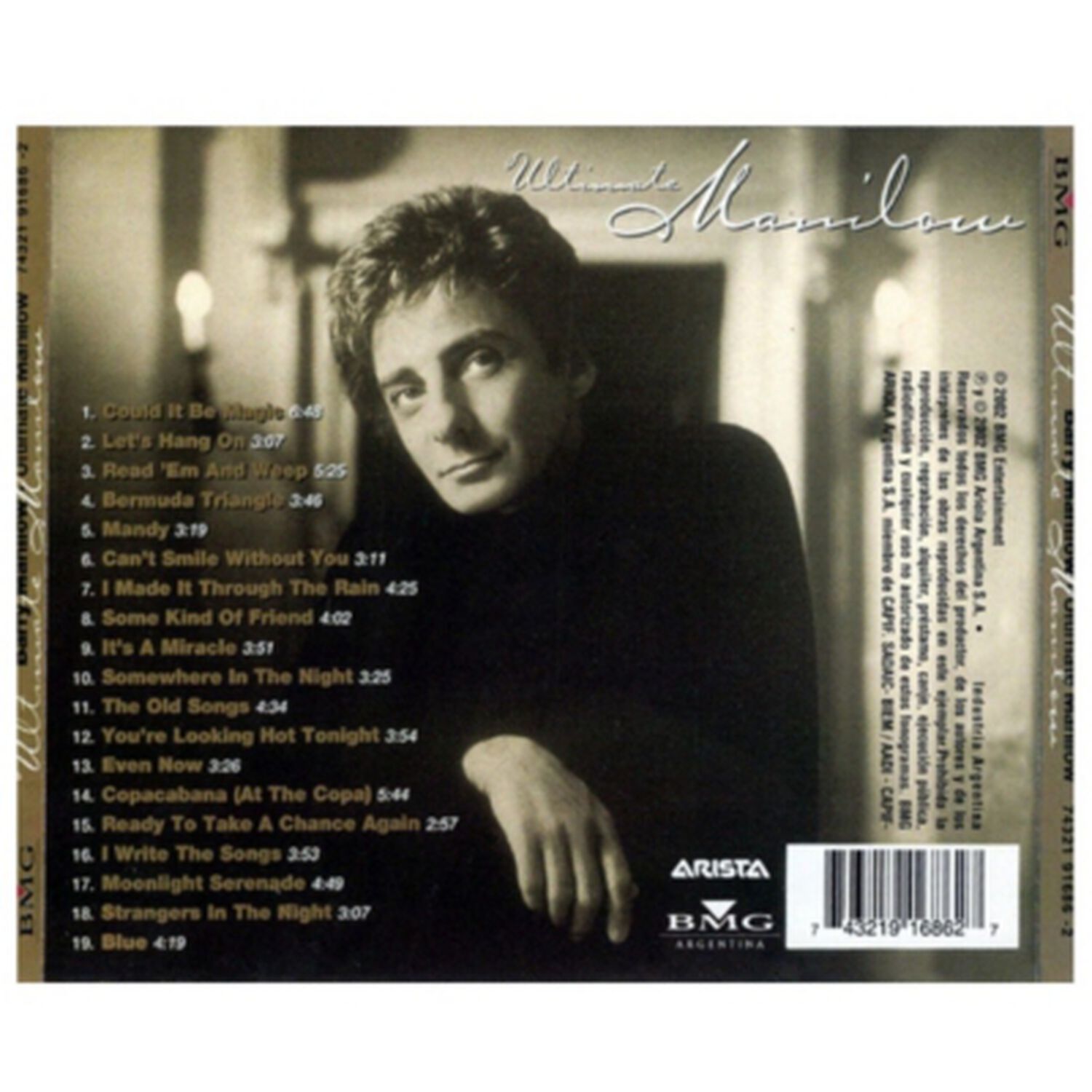 Barry Manilow - Ultimates | Cd image number 1.0
