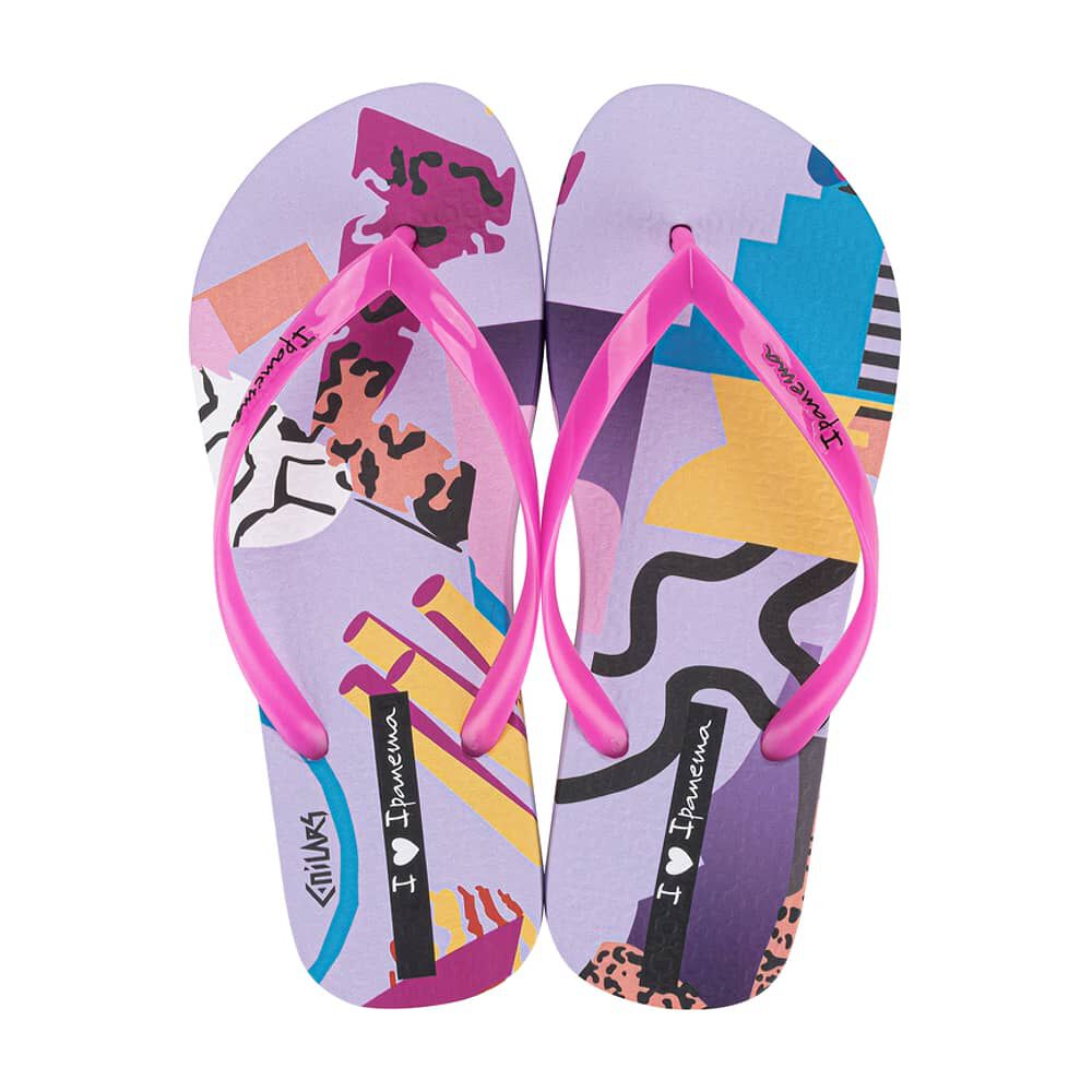 Sandalia Mujer Lila/rosa Graffiti Ipanema image number 0.0