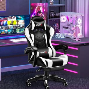 Silla Gamer Ergon&oacute;mica Blanca