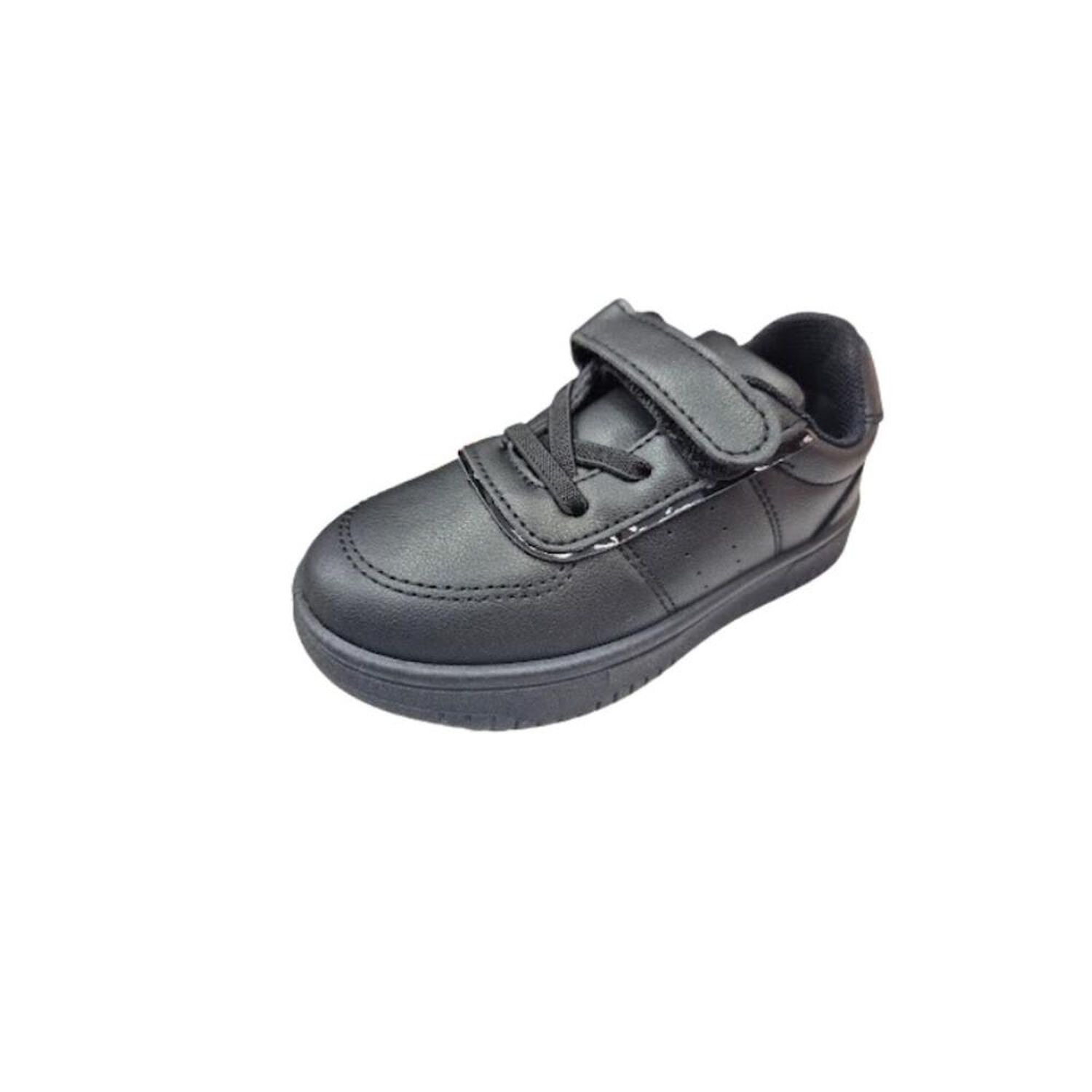 Zapatilla Escolar Velcro Negro Ni&ntilde;o Ni&ntilde;a image number 1.0