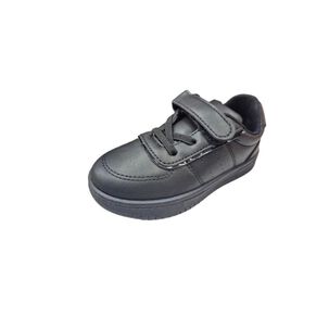 Zapatilla Escolar Velcro Negro Niño Niña