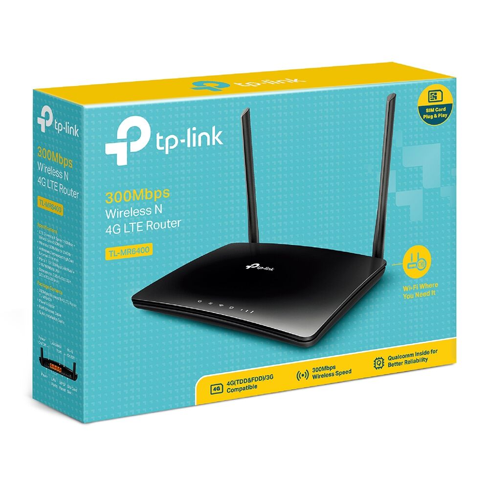 Router Tp-link Tl-mr6400 4g Lte Inal&aacute;mbrico N A 300mbps image number 5.0