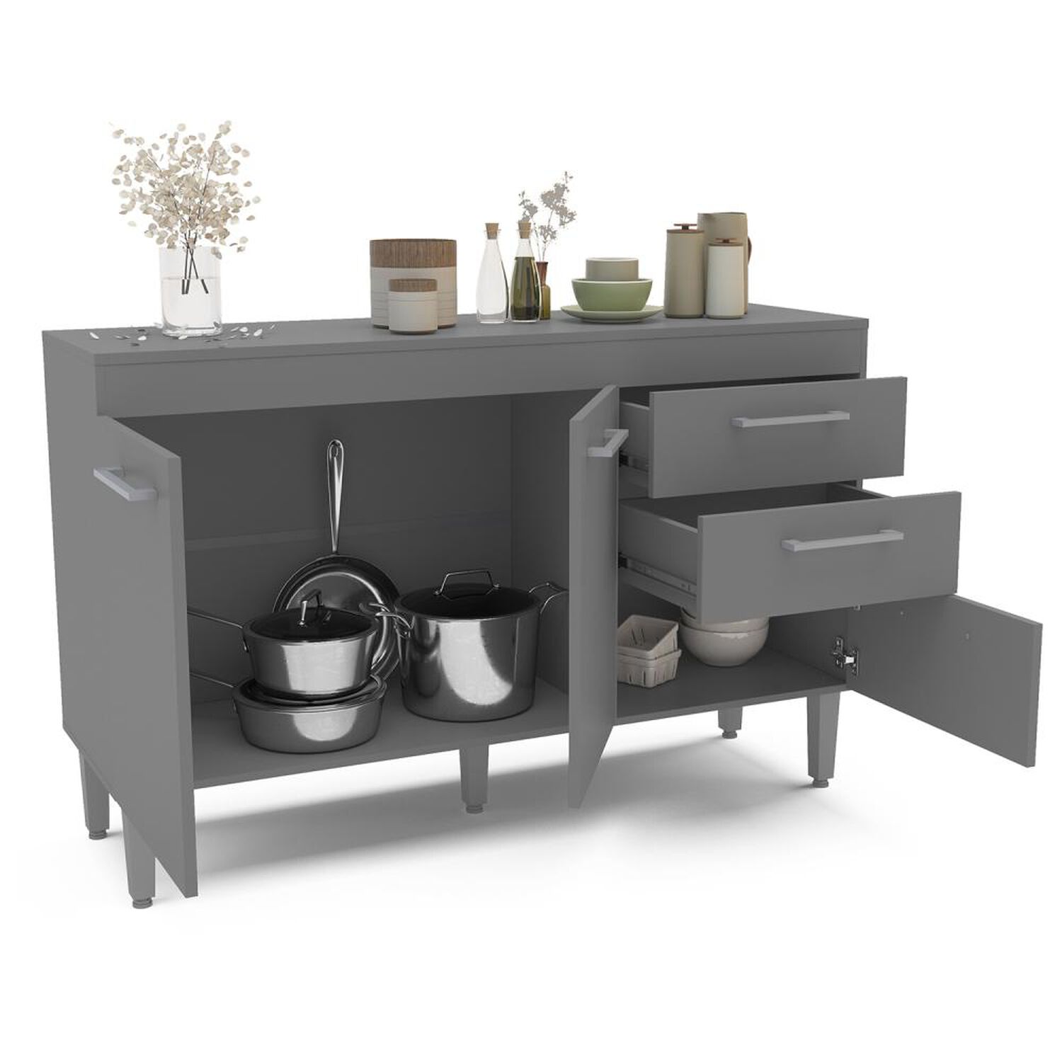 Mueble De Cocina Vekka Home Base / 3 Puertas / 2 Cajones image number 5.0
