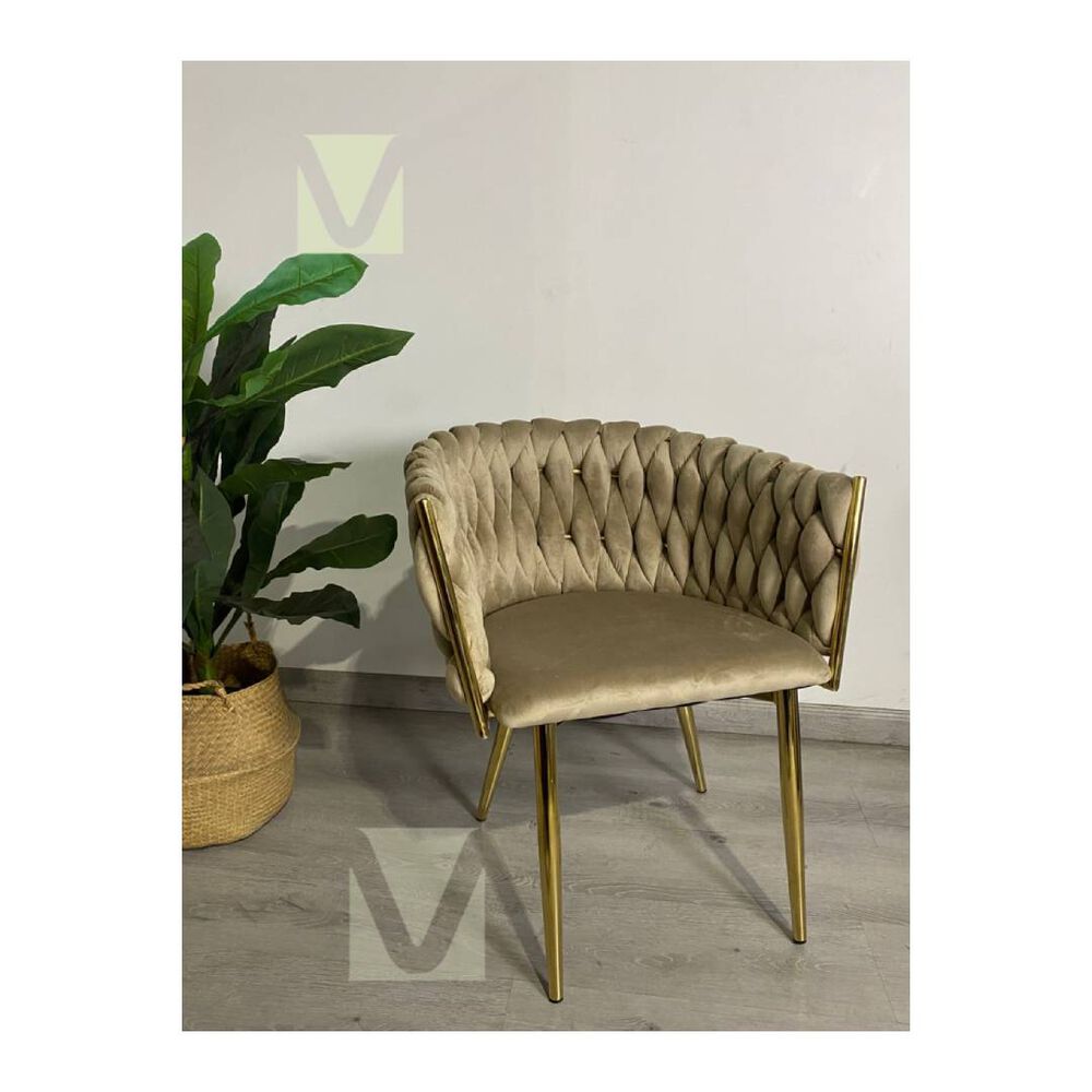 Pack 2 Sitiales Royal Queen Velvet Gold image number 1.0