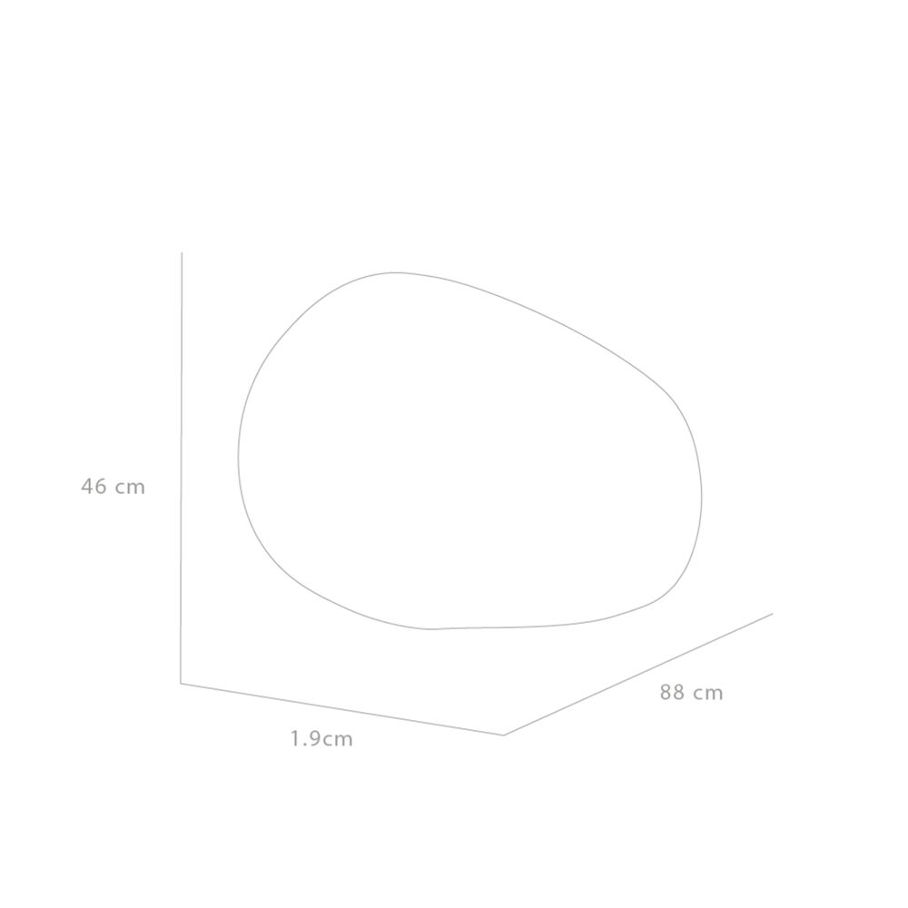Espejo 46x88x1,9 Cm Forma Irregular image number 8.0