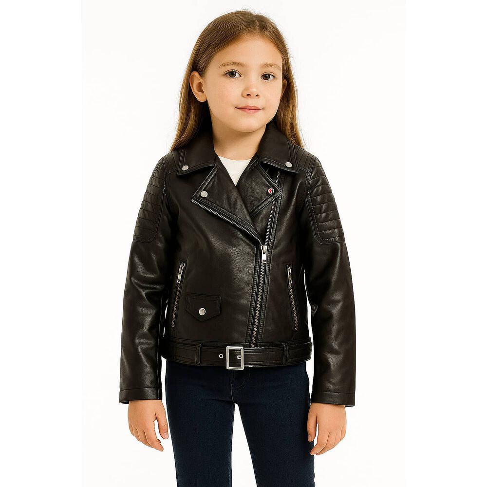 Chaquetas Biker Ecocuero Para Ni&ntilde;os image number 1.0