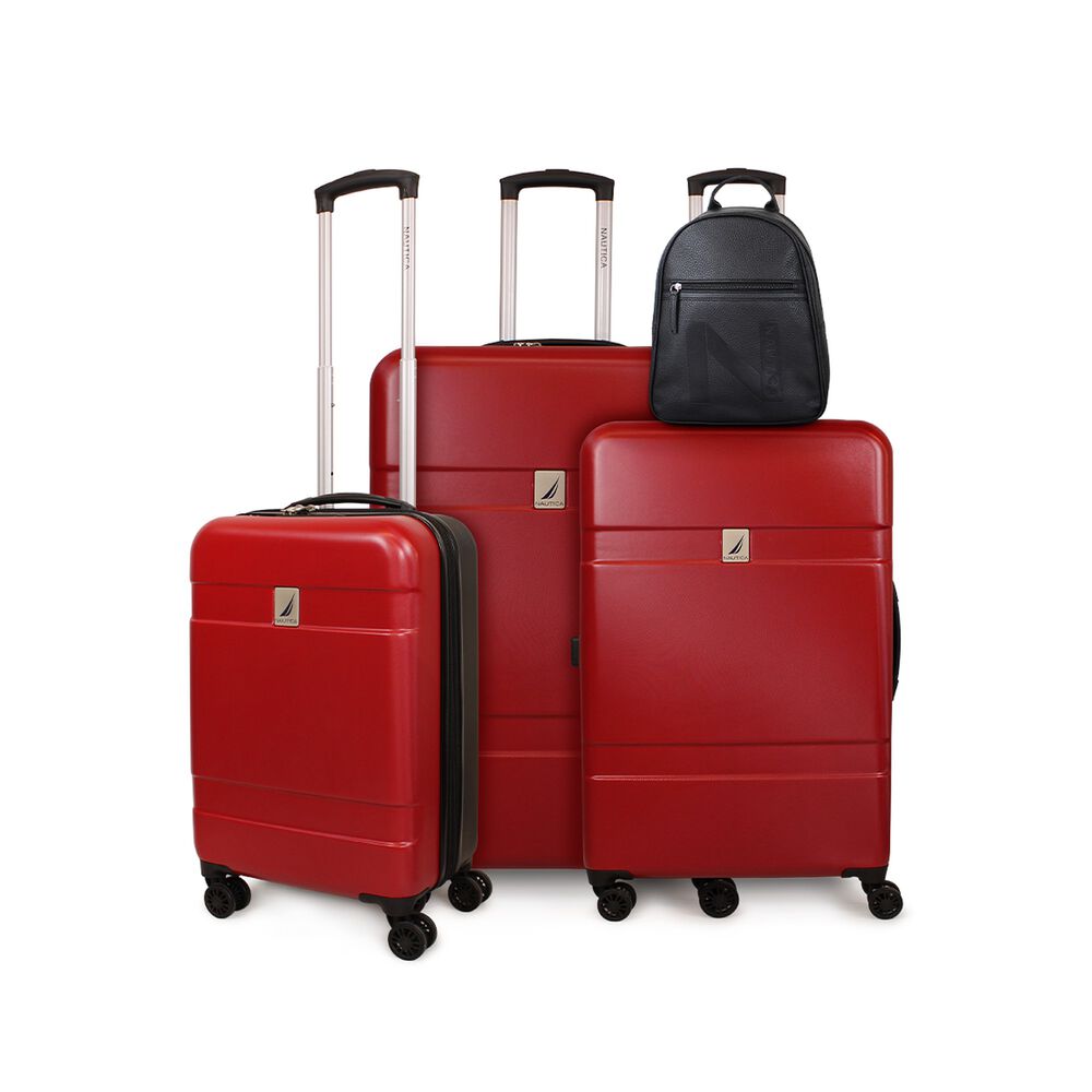Set Nautica 3 Maletas Bora Roja S+m+l + Mochila Malik image number 0.0