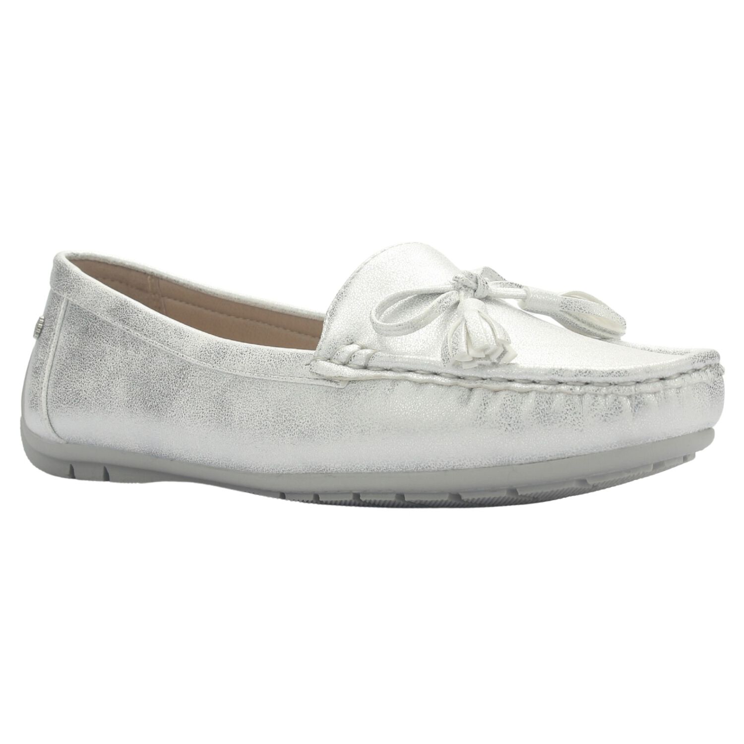 Mocasin Mujer Casual Plateado Chalada Nautico-3 image number 2.0