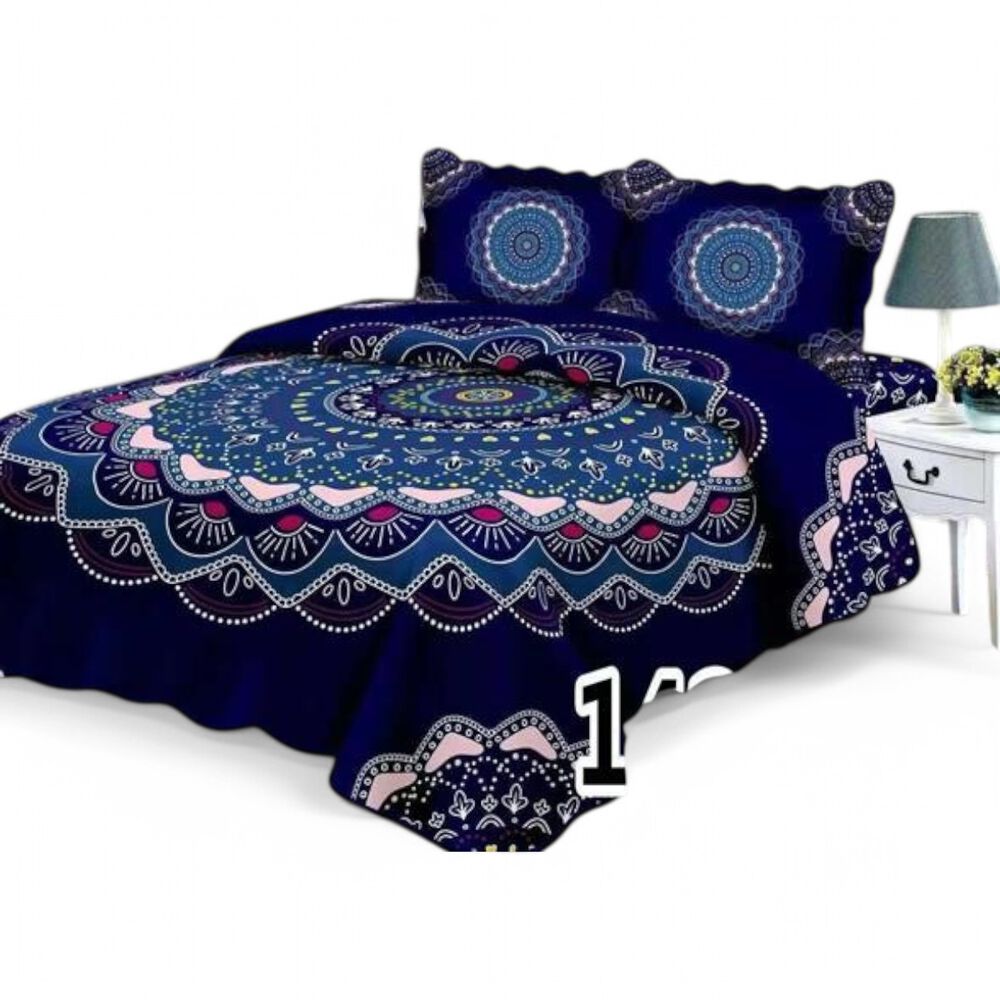 Cubrecama De Verano 2 Plazas Quilt + 2 Fundas De Almohada Cobertor Delgado Qvr2-142 image number 0.0