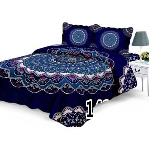 Cubrecama De Verano 2 Plazas Quilt + 2 Fundas De Almohada Cobertor Delgado Qvr2-142