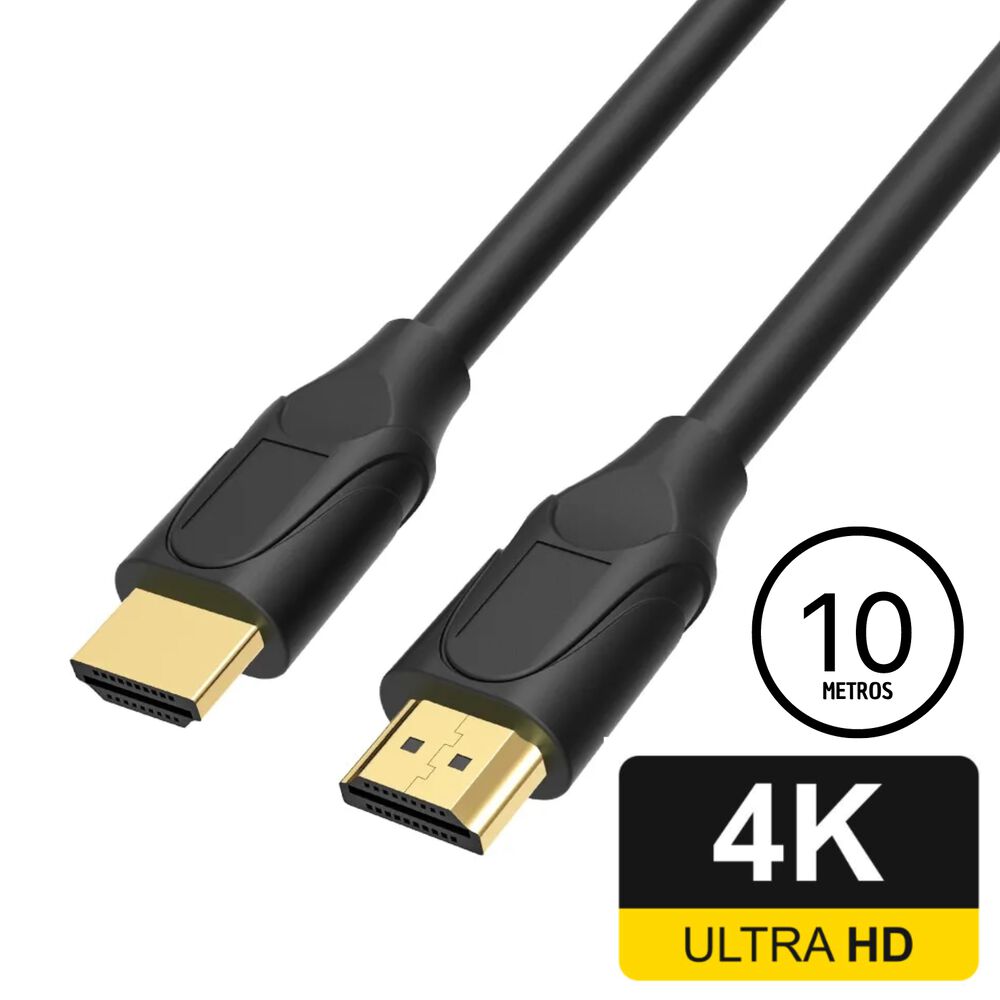 Cable Hdmi De 10 Metros Reforzado 4k/ 2k/ Full Hd 60hz 10bag image number 1.0