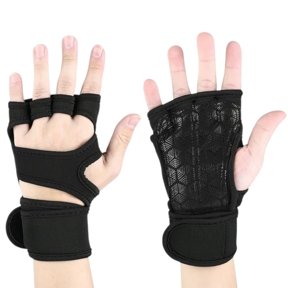 Guantes Calleras Para Pesas Soporte Mu&ntilde;ecas Gym Crossfit image number 0.0