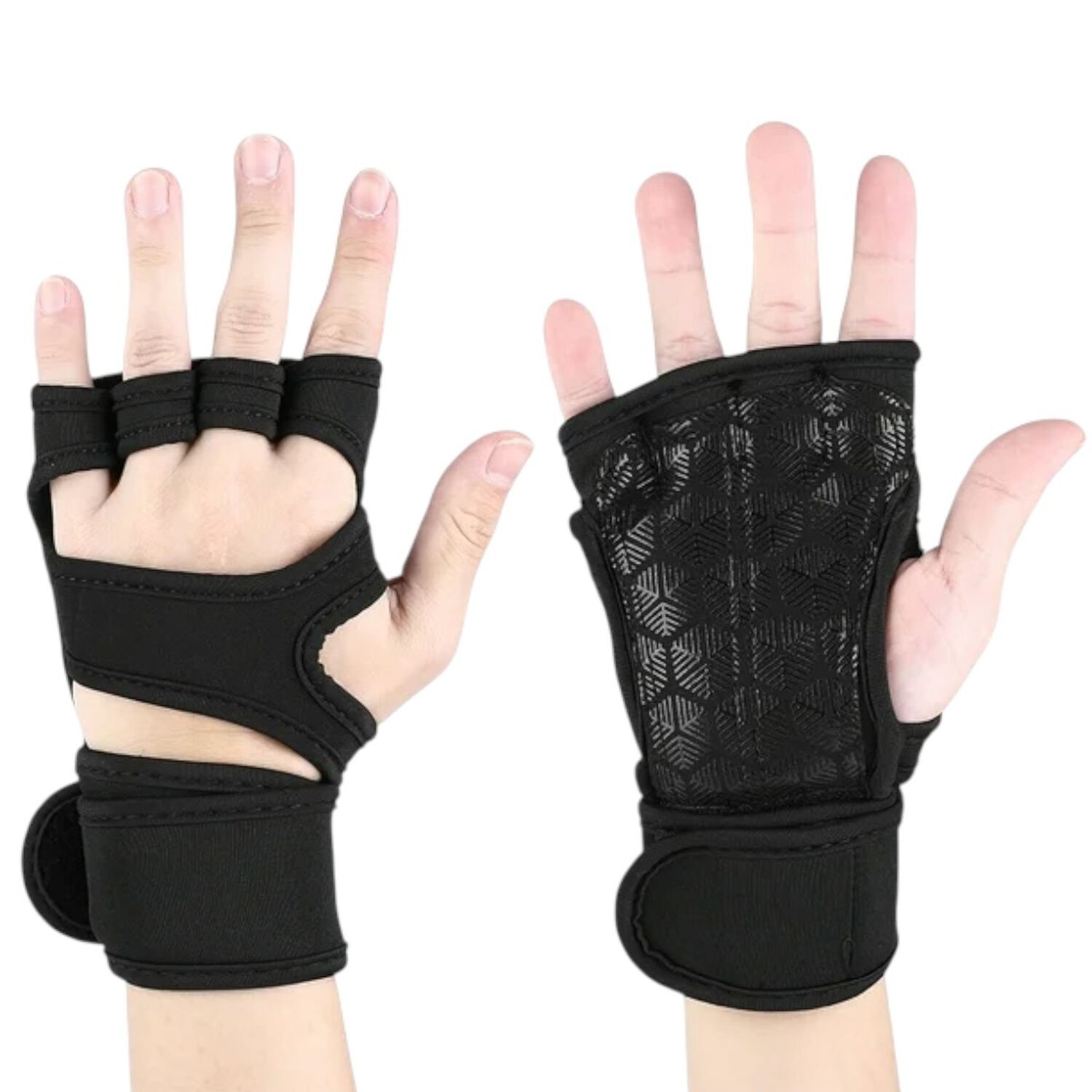 Guantes Calleras Para Pesas Soporte Mu&ntilde;ecas Gym Crossfit image number 0.0