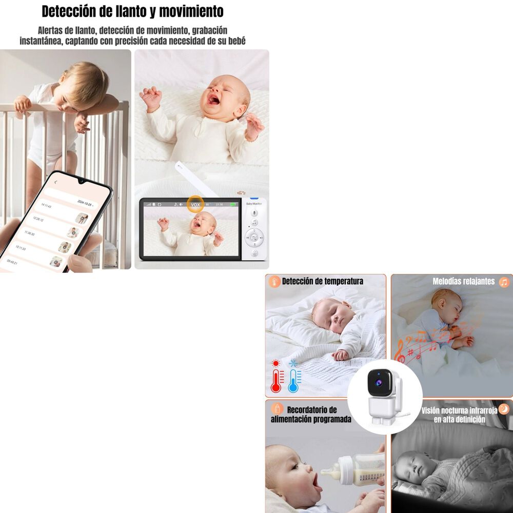 C&aacute;mara Monitor Con App 5&Prime; 1920x1080p Abm720s image number 5.0