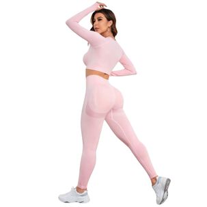 Conjunto Push Up Manga Larga Tiro Alto