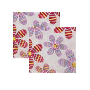 Pack 4 Paquetes De Servilletas Dise&ntilde;o Flor