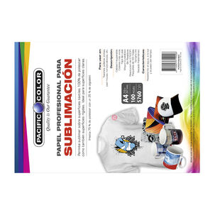 100 Hojas Papel Sublimaci&oacute;n Profesional A4 - Ps