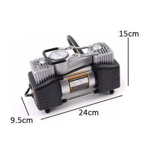 Compresor De Aire Portatil Doble Piston 12v 150psi Rapido