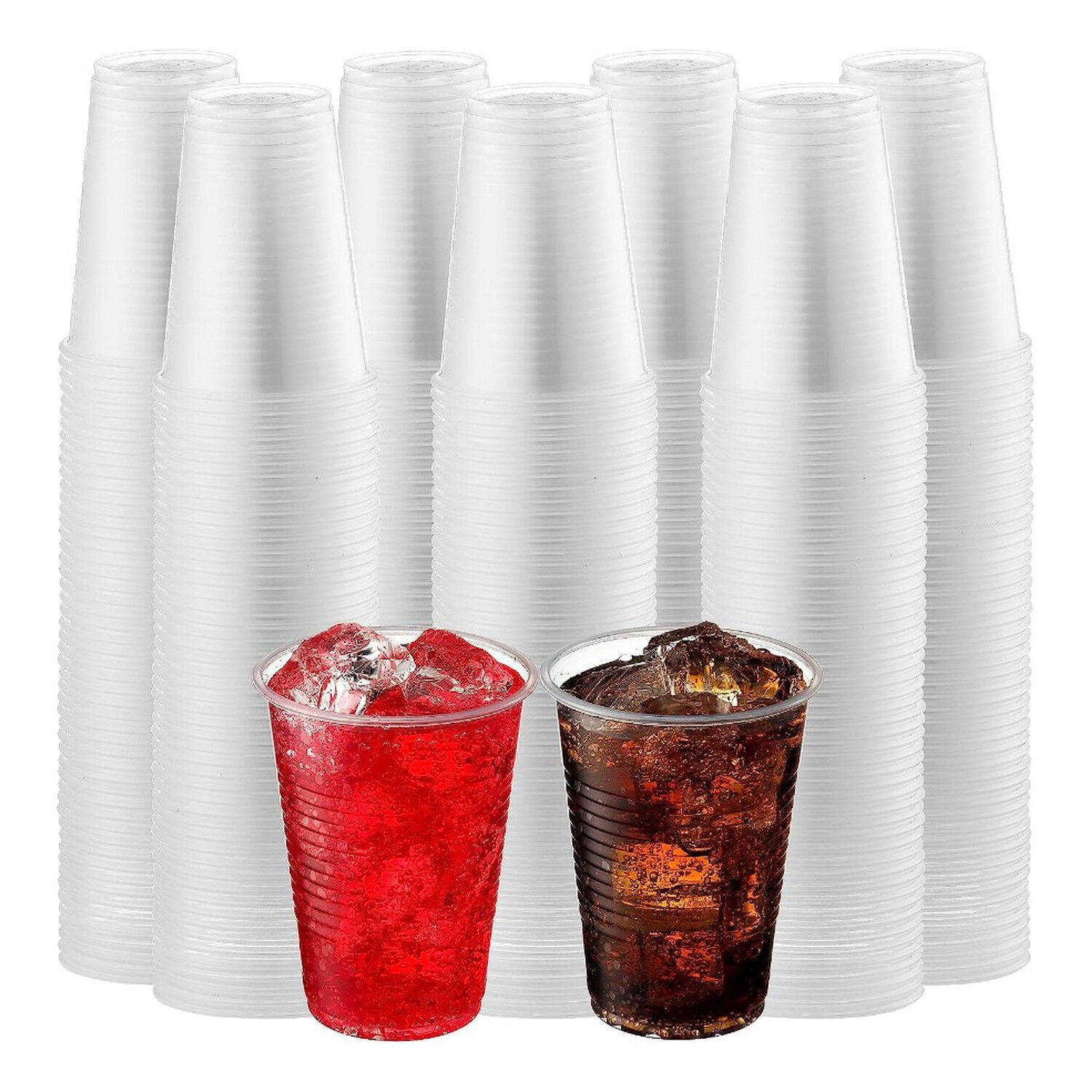 Vasos Pl&aacute;sticos Desechables 50 Unidades 200cc Transparente image number 0.0