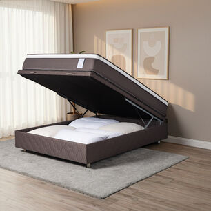 Cama Ba&uacute;l Rosen New Style 4 / 2 Plazas / Base Normal