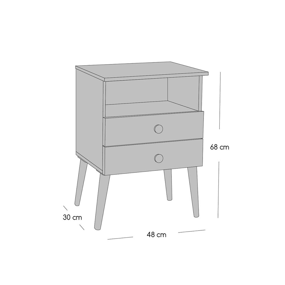 Cama Europea Celta Everest / 2 Plazas / Base Dividida + Set De Maderas image number 5.0