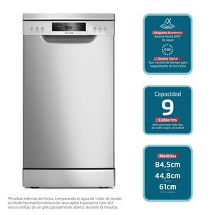 Lavavajillas 9 Cubiertos Programa Econ&oacute;mico 9sz Inox