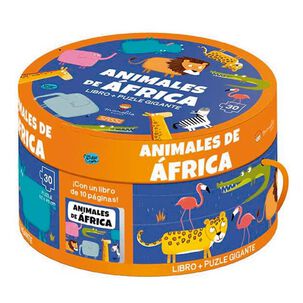 Libro Y Puzzle Los Animales De &Aacute;frica