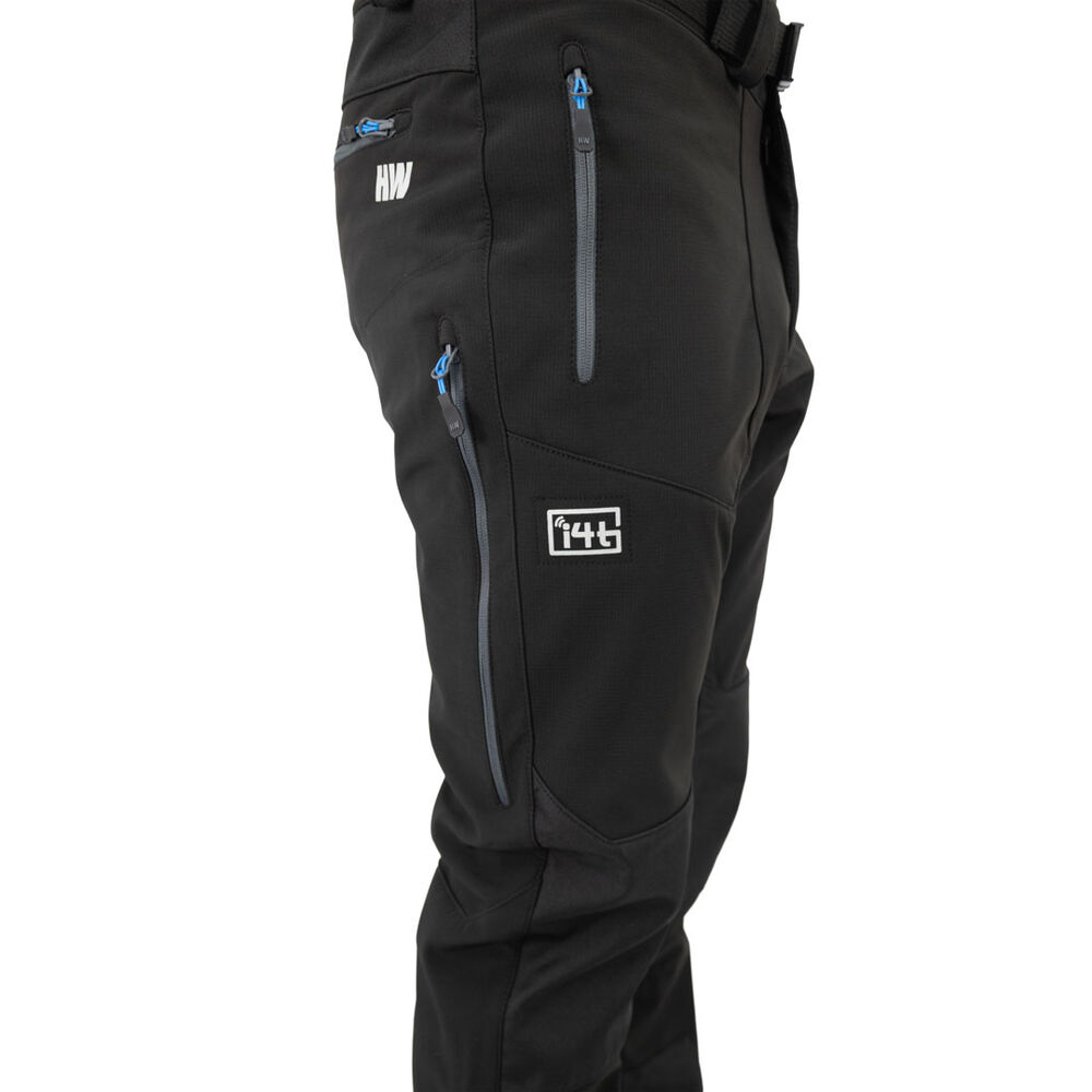 Pantalón Softshell Hw Wolverine Antiácido Negro/azul image number 4.0