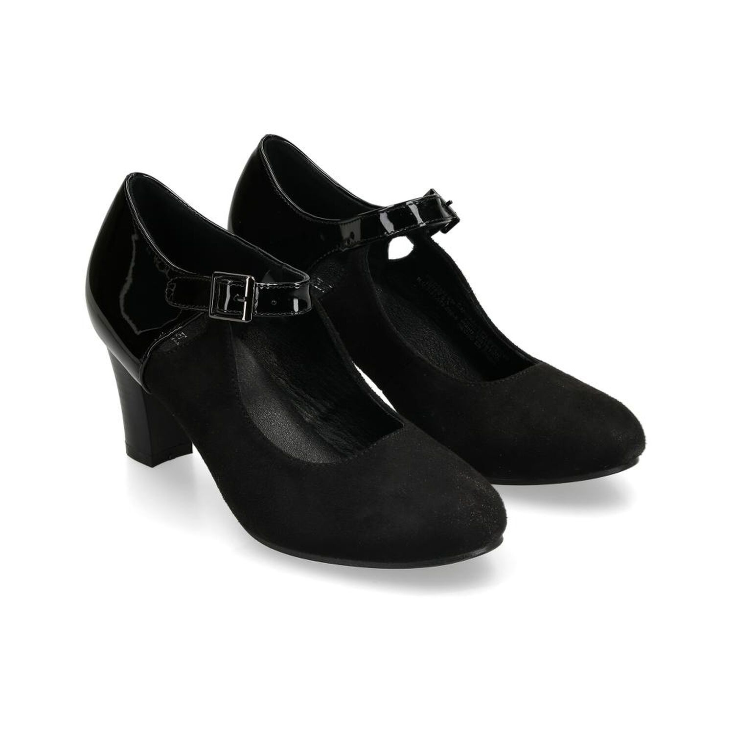 Zapato Con Taco Mujer Geeps Black image number 1.0