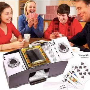 Mezclador Barajador De Cartas Poker A Pilas