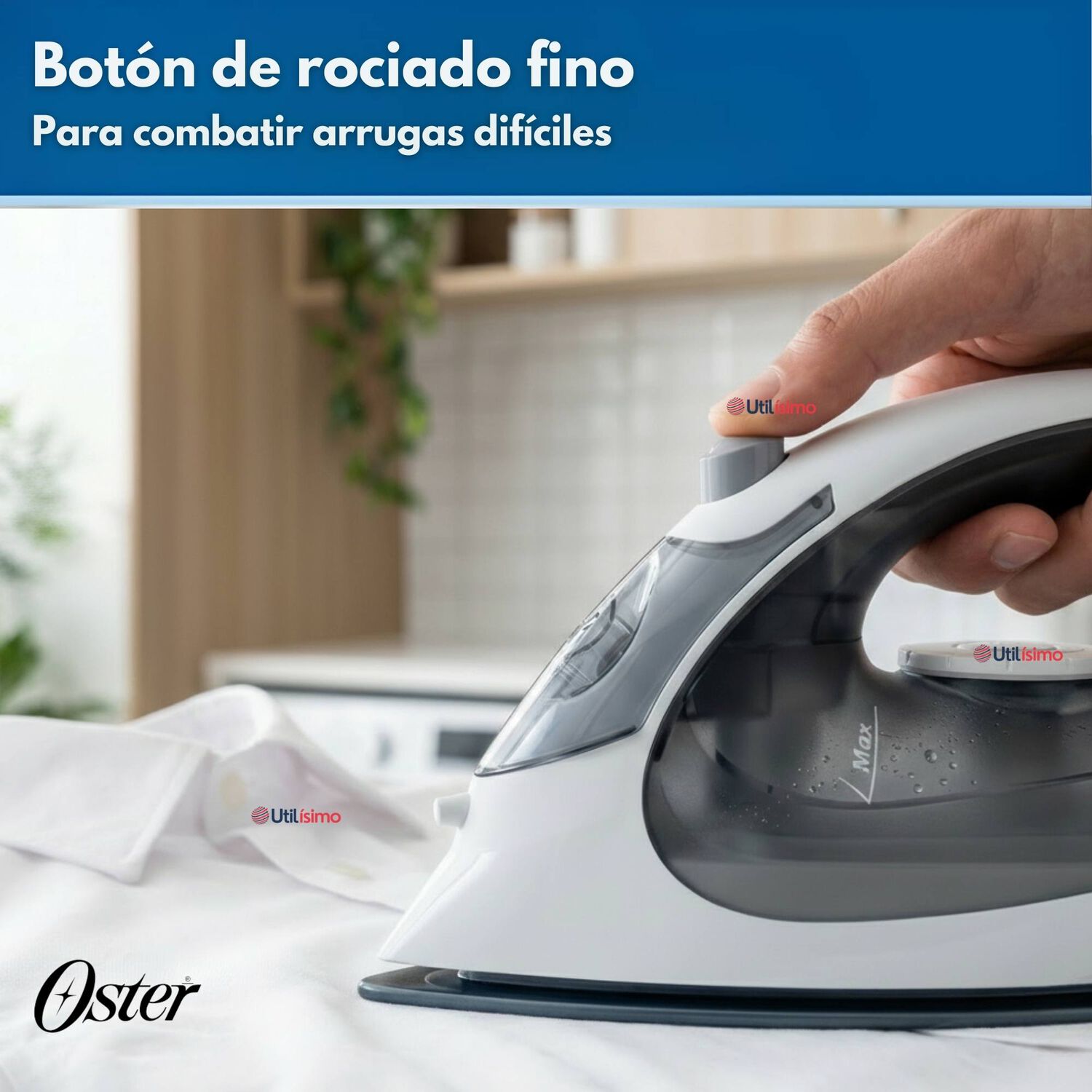 Plancha De Vapor Oster Compacta Gcstbs5001 Versi&oacute;n 2026 image number 6.0