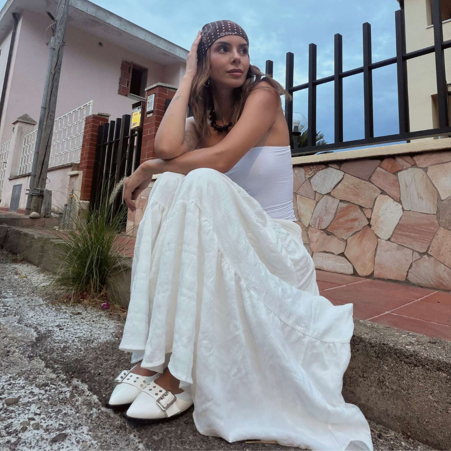 Ballerina Mujer Chalada Slik-21 Blanco Casual image number 3.0