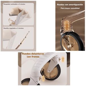 Coche De Paseo 360° Magic Box F5 Blanco Lubabycas