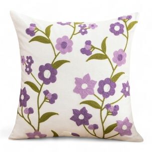 Funda Bordada De 45cm X 45cm Con Cierre Oculto Fb1-36